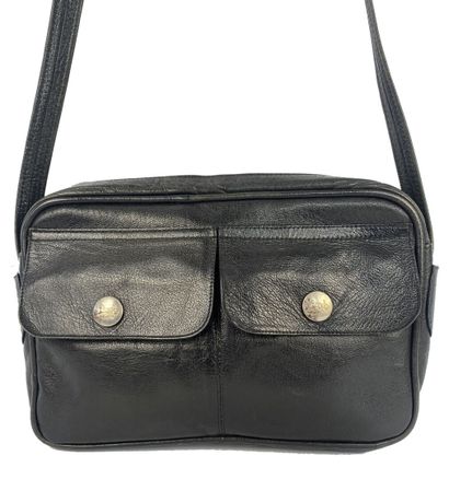 CELINE
Black leather crossbody or shoulder...