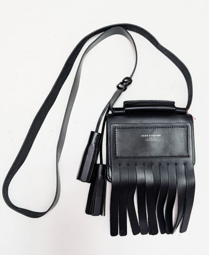 ACNE STUDIOS
Small black leather crossbody...