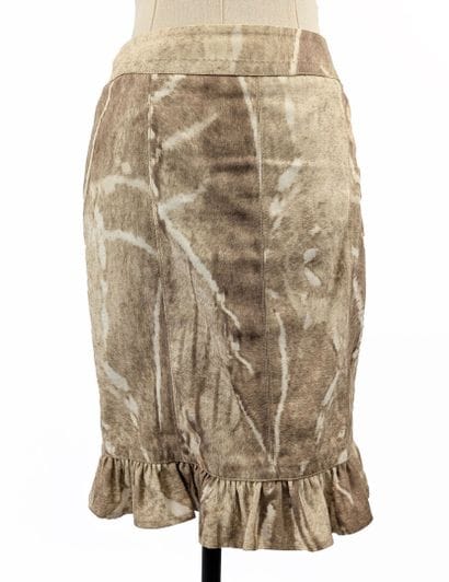 MAX MARA
Cotton skirt with a beige print...