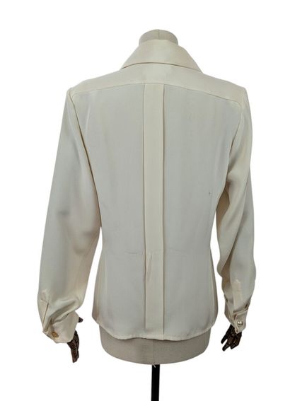 YVES SAINT LAURENT - Rive Gauche
White silk...