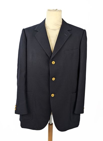 PIERRE CARDIN
Men's navy blue virgin wool...