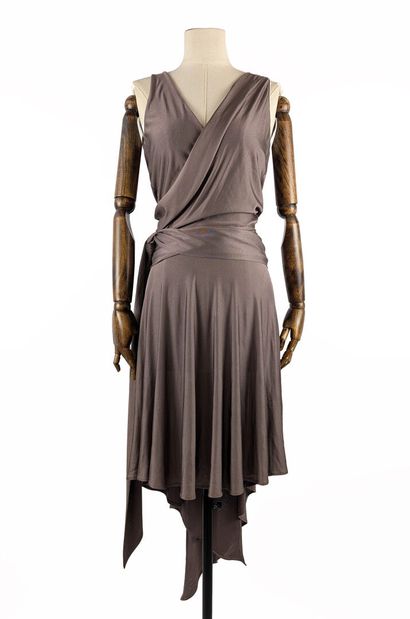 SPORTMAX by MAX MARA
Taupe-colored draped...