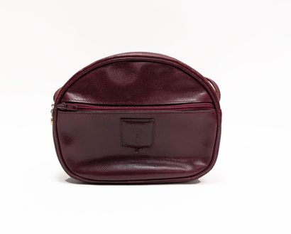 CELINE
Burgundy leather crossbody bag with...