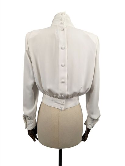 SONIA RYKIEL
White blouse with a stand-up...