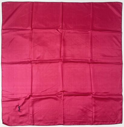 YVES SAINT LAURENT
A set of two scarves:...