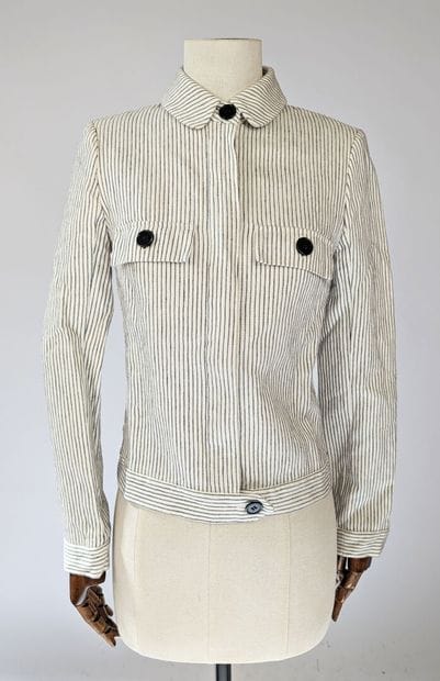 CLAUDIE PIERLOT
Linen and cotton jacket,...