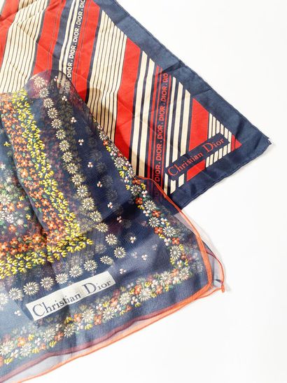 CHRISTIAN DIOR
Set consisting of a silk square...