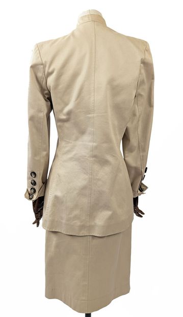 SAINT LAURENT - Rive Gauche
Beige cotton...
