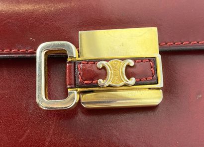 CELINE, circa 1975–1978
Bordeaux-colored...