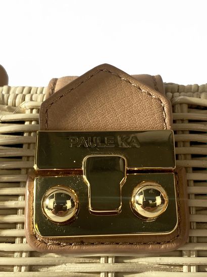 PAULE KA
Small crossbody bag in a wooden...