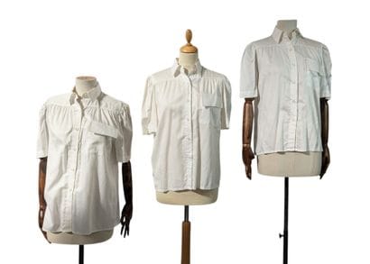 CARVEN - Air France
Set of 3 white cotton...
