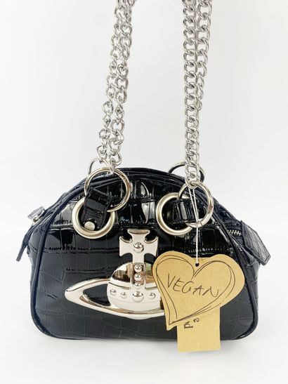 VIVIENNE WESTWOOD
Small black vegan faux...