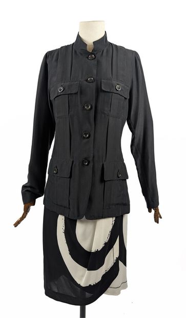 MAX MARA
A two-piece silk ensemble:
- Black...