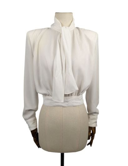 SONIA RYKIEL
White blouse with a stand-up...