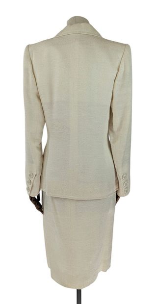 YVES SAINT LAURENT - Rive Gauche
White two-piece...