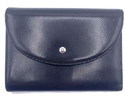 MONTBLANC
Black grained leather wallet and...