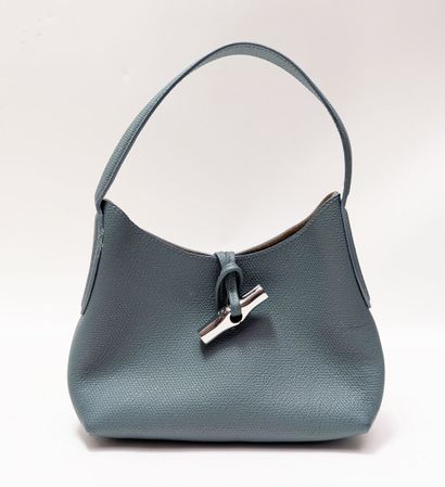 LONGCHAMP
Small blue-gray leather bag, large...