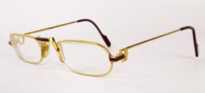 CARTIER
Pair of oval-shaped 
