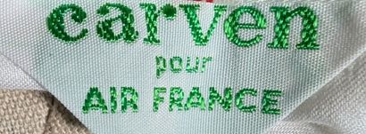 CARVEN - Air France
Set of 3 white cotton...