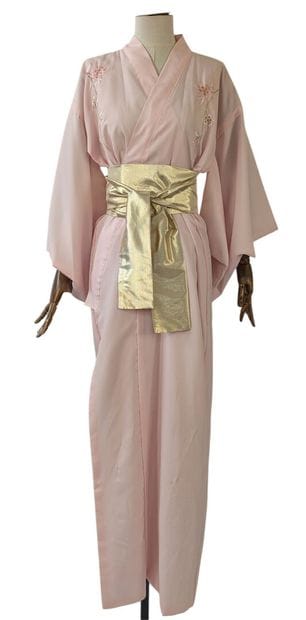 ICHI-BAN, Japan
Pink kimono embroidered with...