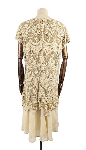 VALENTINO - Boutique
Beige guipure lace tunic,...