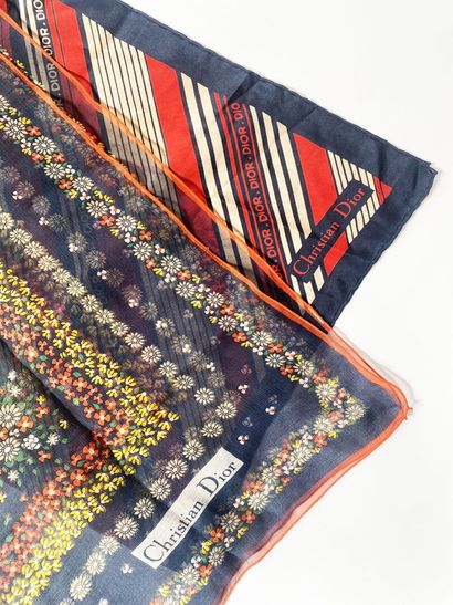 CHRISTIAN DIOR
Set consisting of a silk square...