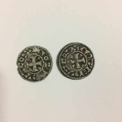 COMTE OF GIEN. GEOFFROY III (1120-1160) Denier...