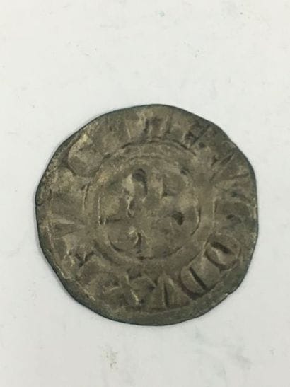 BOURGOGNE. HUGUES V (1305-1315) Denier (...
