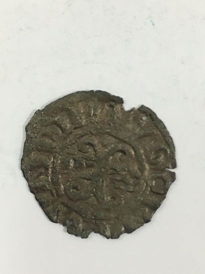BURGUNDY. HUGUES V (1305-1315) Denier for...