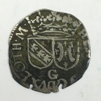 LORRAINE. HENRI II (1608-1624) Double denier...