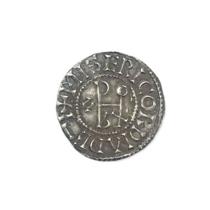 CAROLINGIAN. EUDES (887-898) Denier for BLOIS...