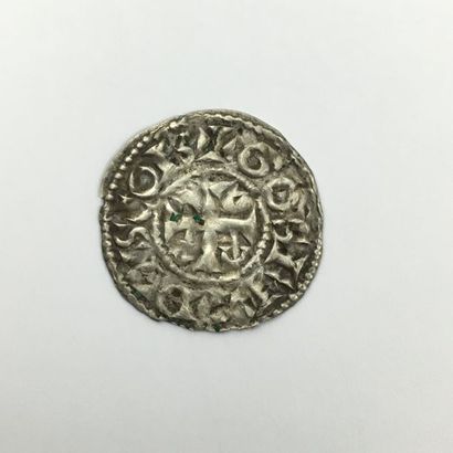 ANJOU. GEOFFROY II (1040-1060) Denier (Dupl....