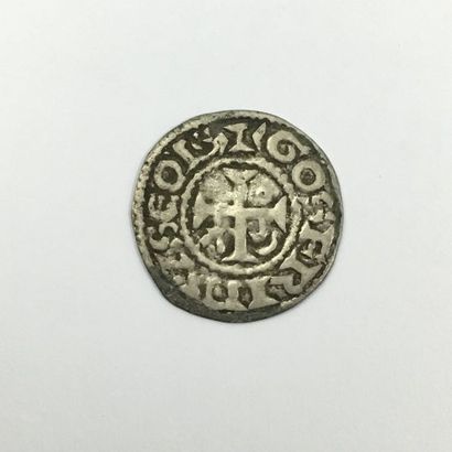 ANJOU. GEOFFROY II (1040-1060) Denier (Dupl....
