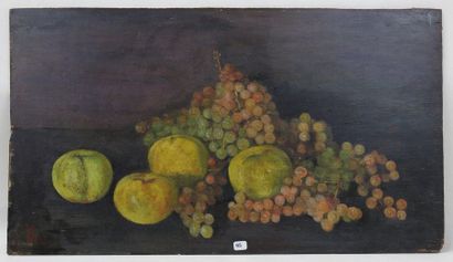 Ecole française du XXème siècle. Nature morte...