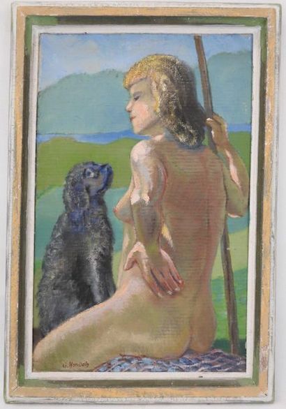 Gilbert HONDOIN (1901-1981). Femme et son...