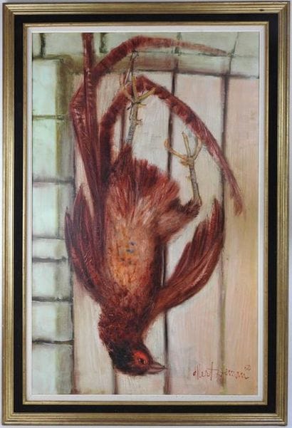 Albert DEMAN (1929-1996) : Nature morte au...