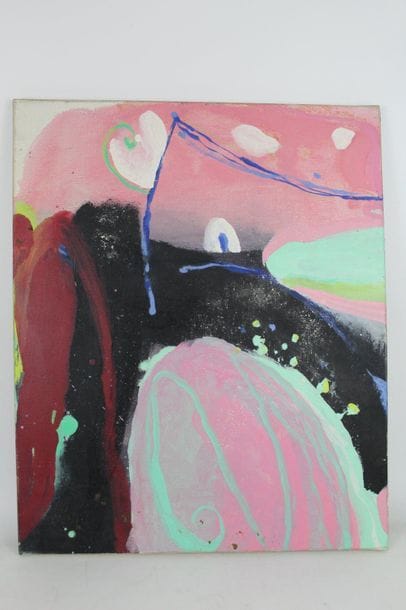 Jacques VIMARD (1942) : Abstraction. Huile...