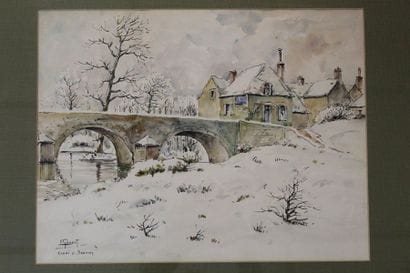 Etienne GAUDET (1891-1963) : Candé sur Beuvron...
