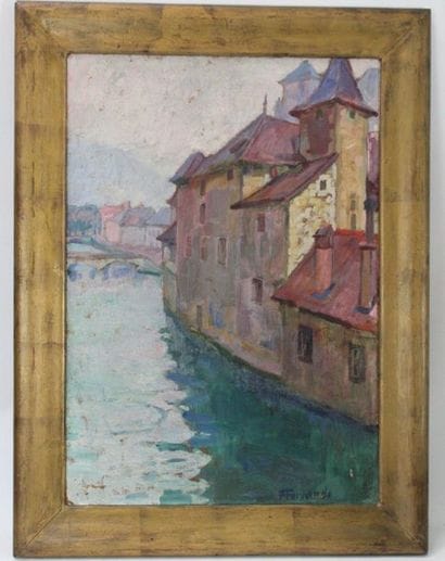 Augustin FERRANDO (1880-1957) : Vue d'un...