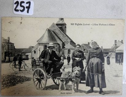 Une VOITURE à CHIEN à VIGLAIN (45)

RARE...