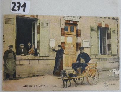 La POSTE de OUZOUER sur TREZEE - ATTELAGE...