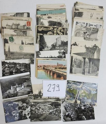 LOIR et CHER (41) - LOT de 144 CPA