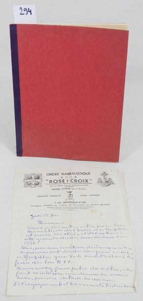 Rare Cahier d'Initiation de l'Ordre Astral...