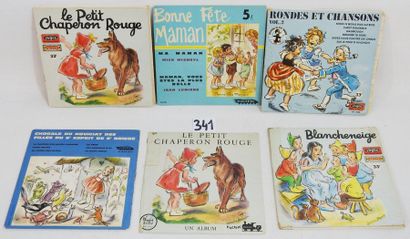 Germaine BOURET - 6 LIVRES-DISQUES 

BLANCHE...