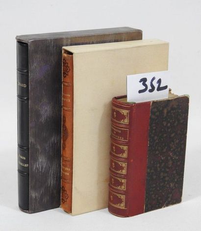Littérature 3 vols. Jules Renard. Histoires...