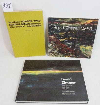 ZIMMER: Bernd Zimmer, Meer, Mit einem Text...