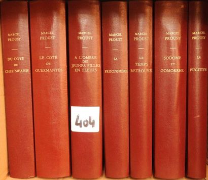 Marcel Proust. A la recherche du temps perdu....