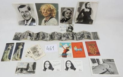Collection d'autographes comprenant : Nana...