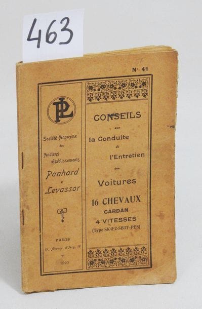 Panhard et Levassor

Conseils sur la conduire...