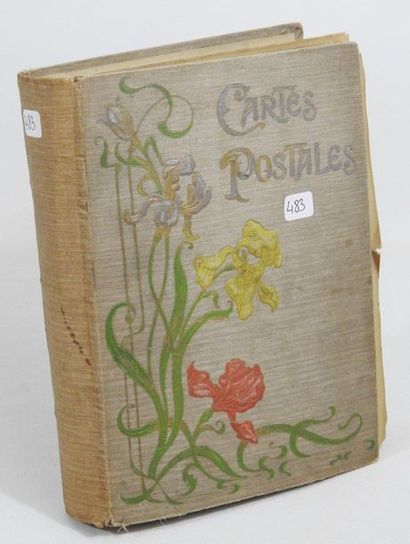 ITALIE et FRANCE: ALBUM gris comprenant:...